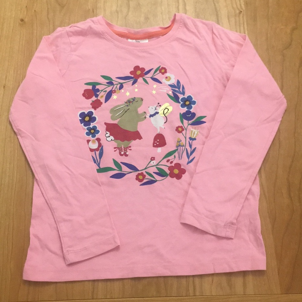 Pink long sleeved t shirt